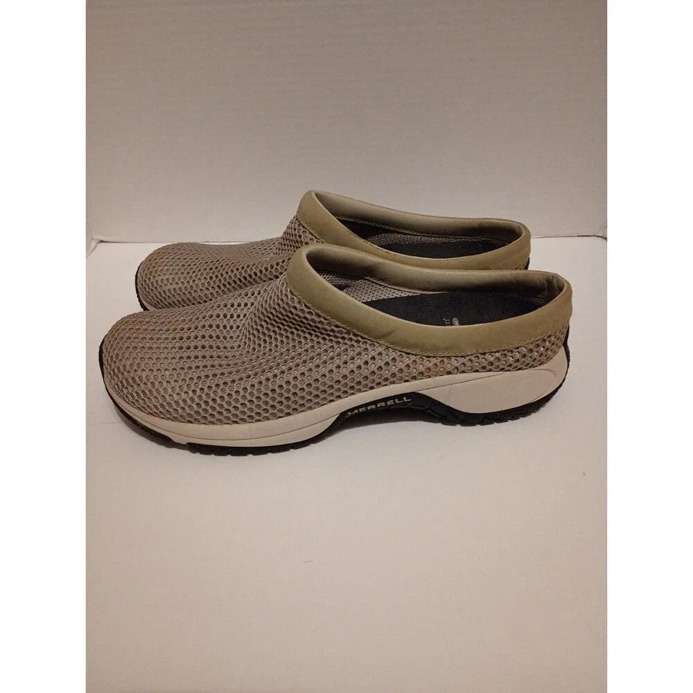 MERRELL Encore Breeze 2 Deep Tan Slip On Shoes Women's Ladies Size 10 Mesh Clogs